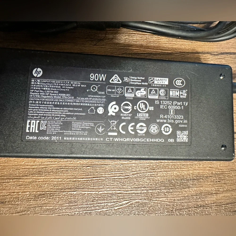HP 90W Black Power Supply